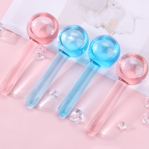 Gezichtsmassage Globes Ice Roller Ball Globes Facial Roller Cold Skin Massagers Facial Massage Tools voor gezicht ennek