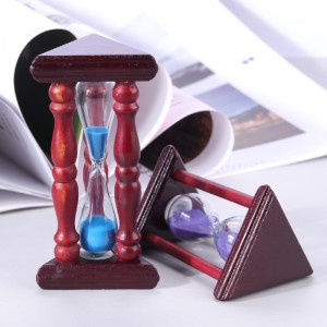Aangepaste 15 minuten Home Decor Zandtimer Meubels Wood Grote One Hourglasses